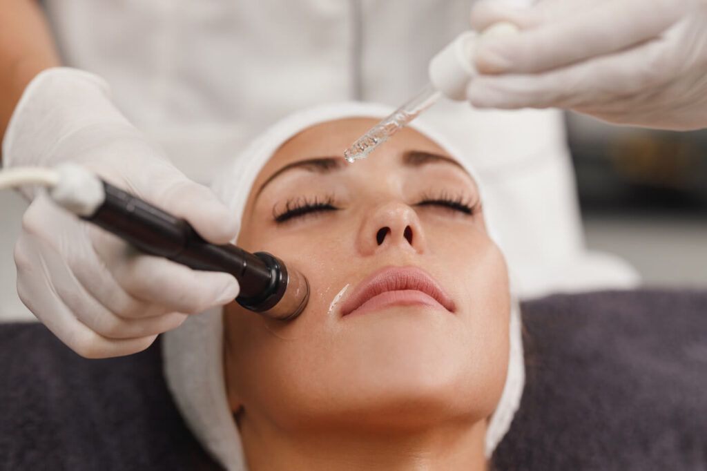 Higiene facial en cabina